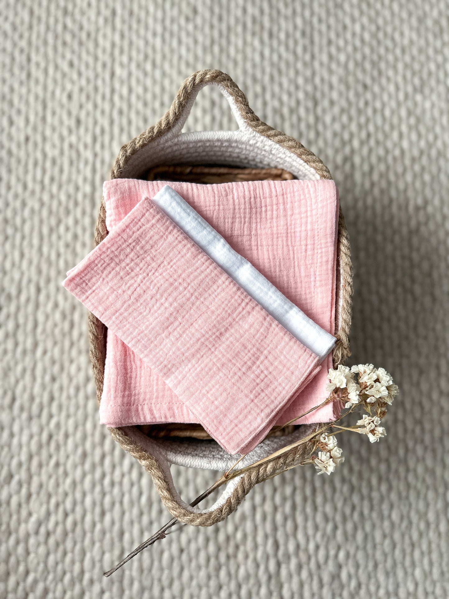 Set of 3 muslin cloths