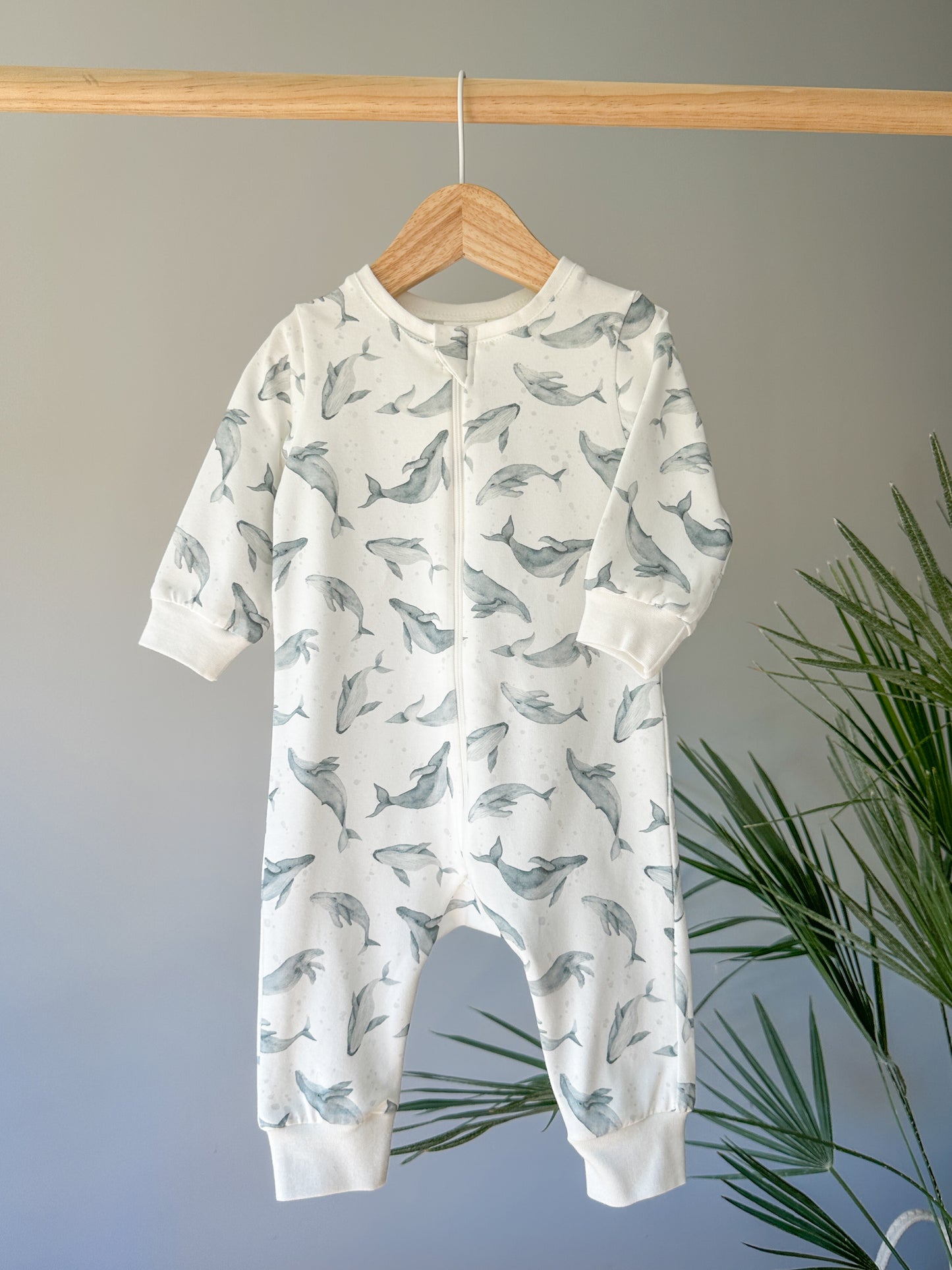 Romper with Whales