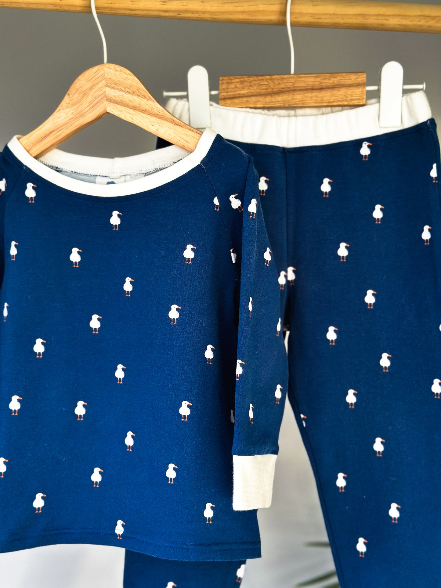 Pajama Seagulls Navy