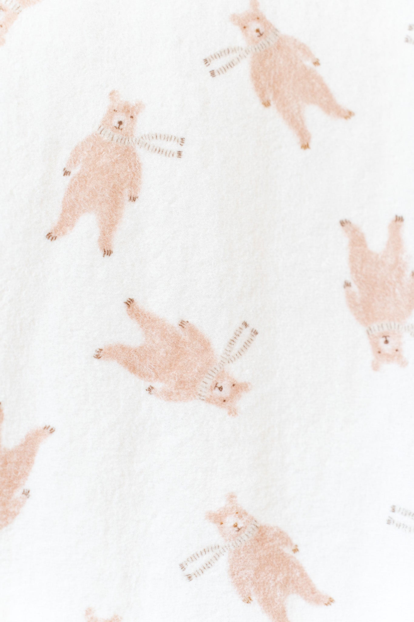 Eco towel with caramel bears