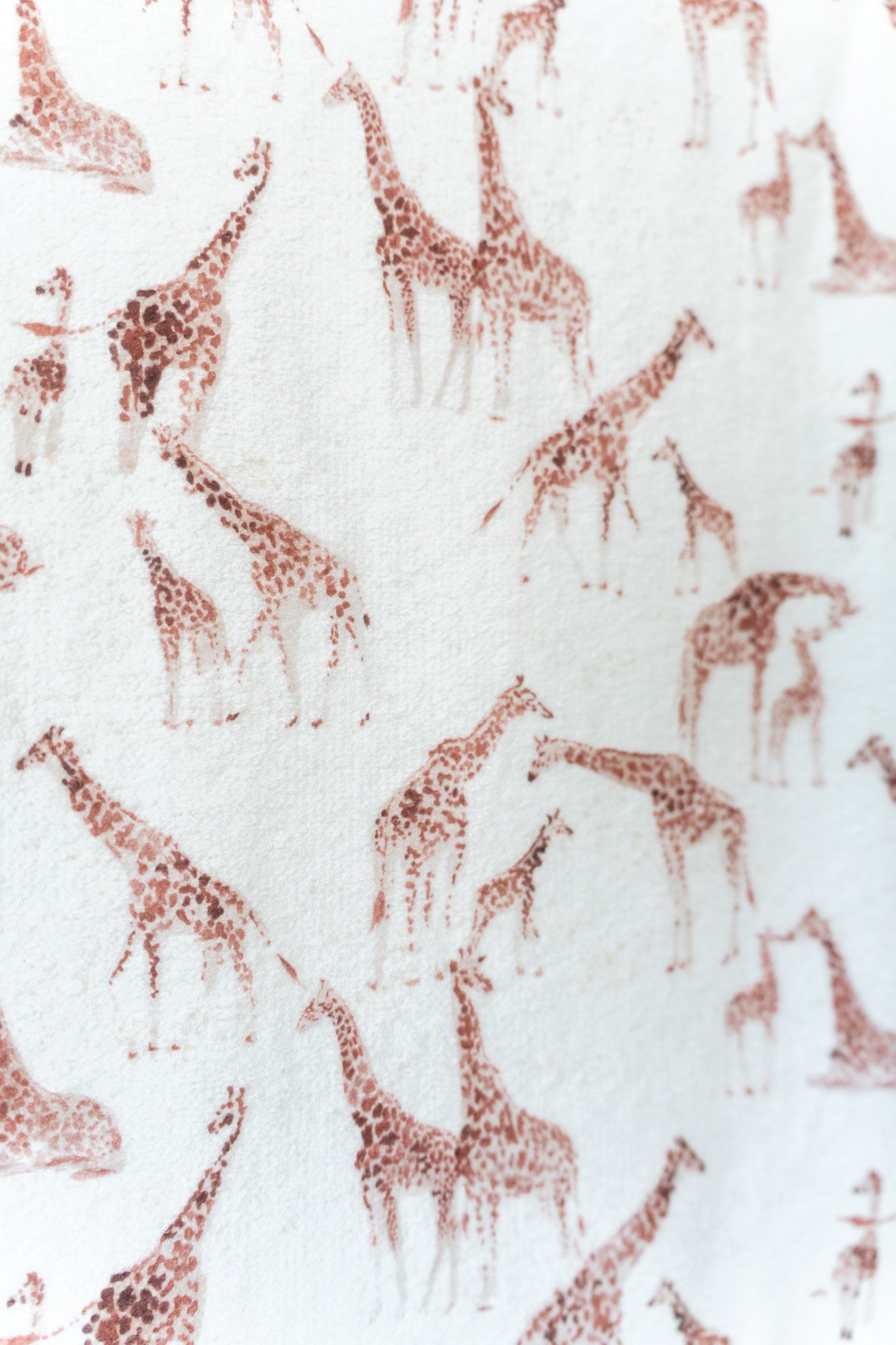 Eco towel with giraffes