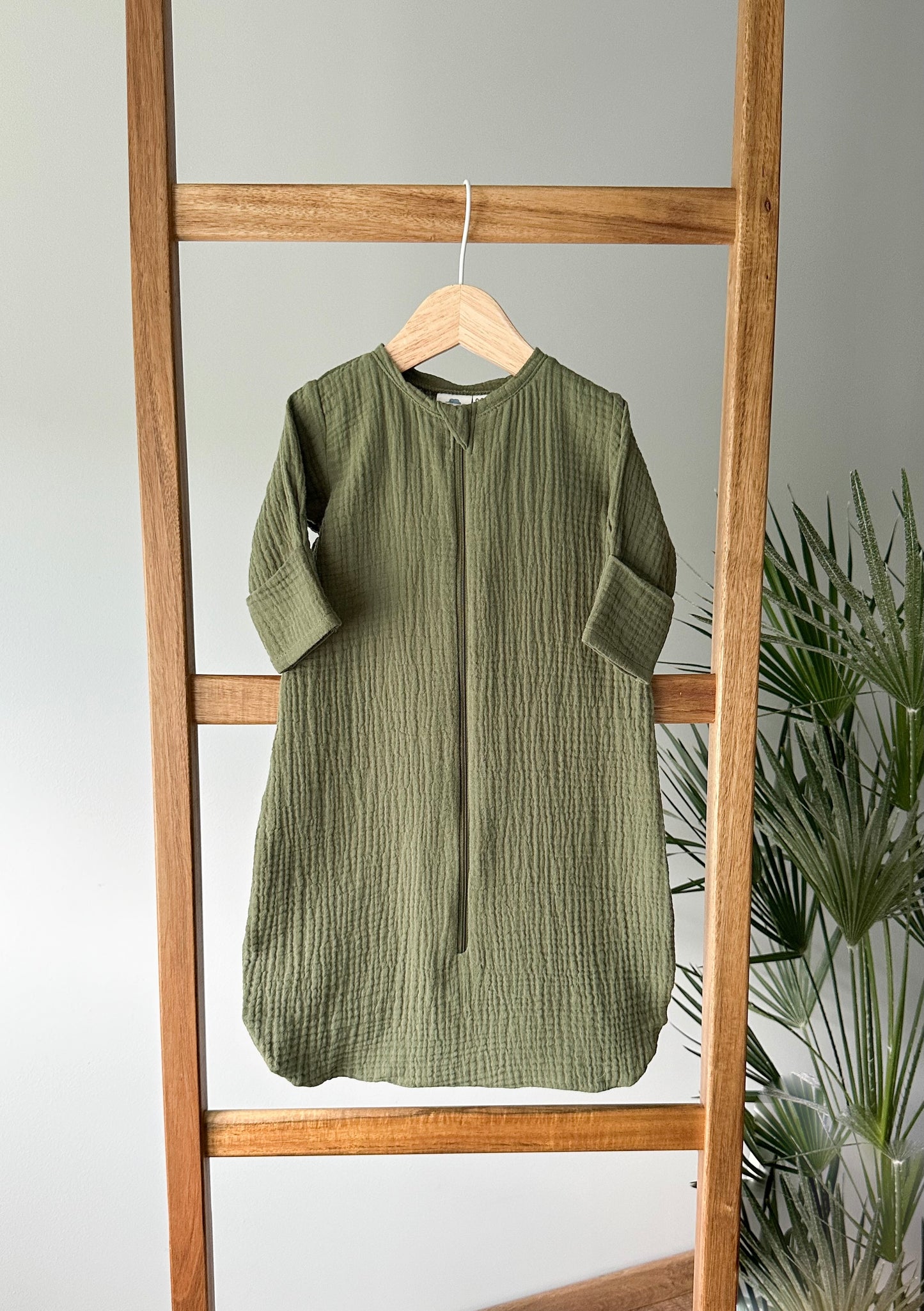 Muslin Sleeping Bag Olive garden (3 options)