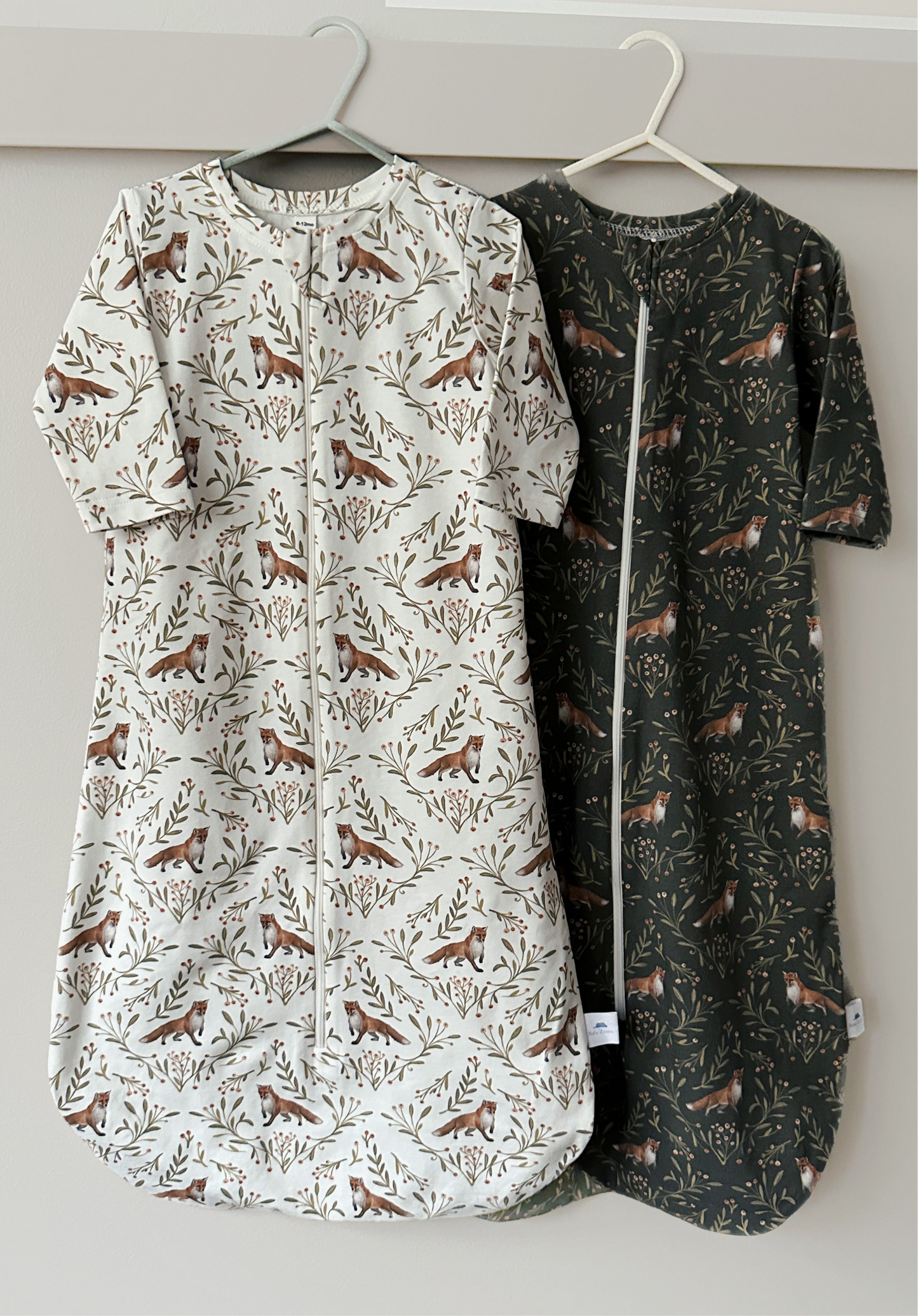 Baby Sleeping Bag with Foxes (2 colors)