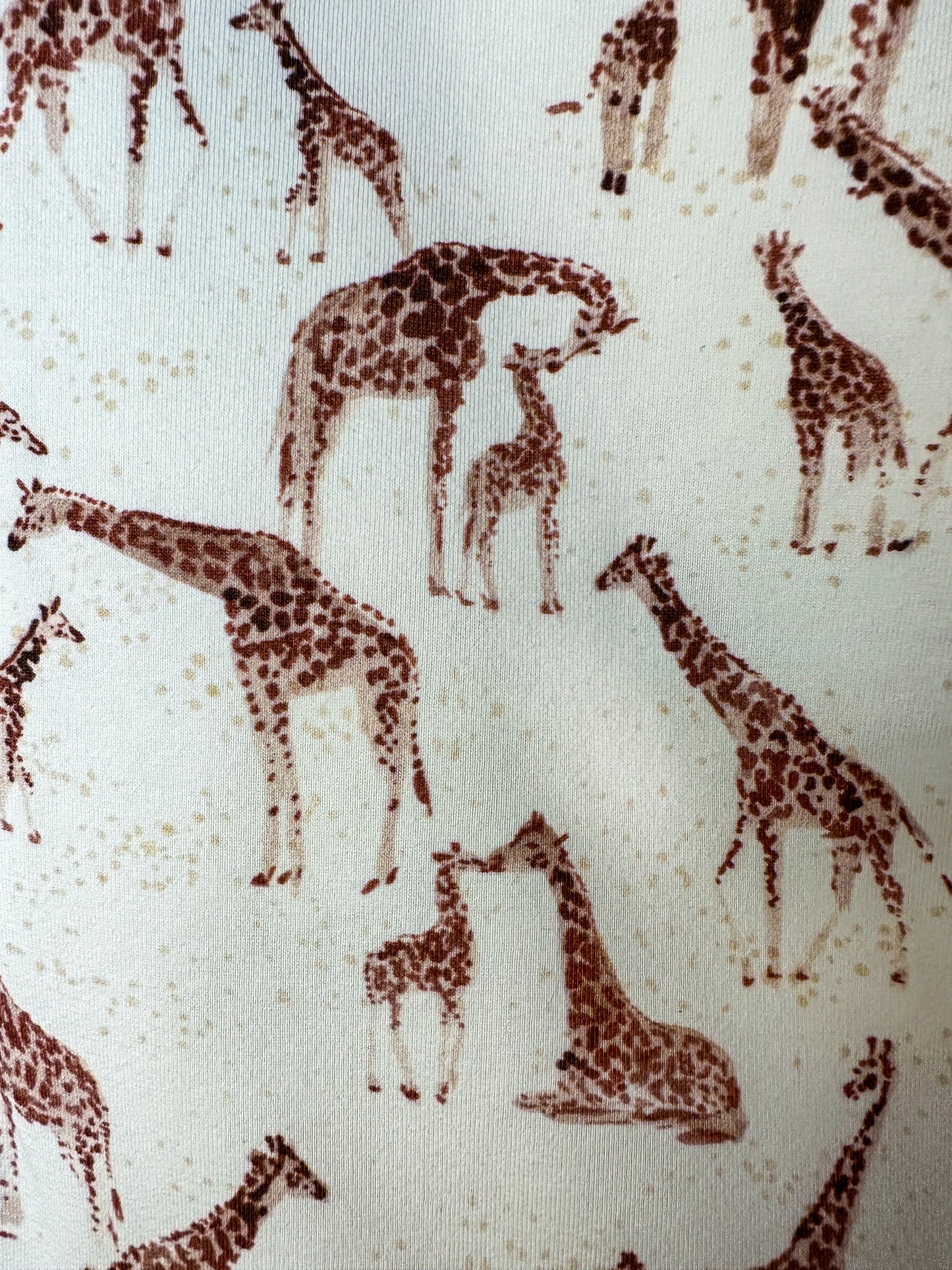 Warm baby sleeping bag with Giraffes
