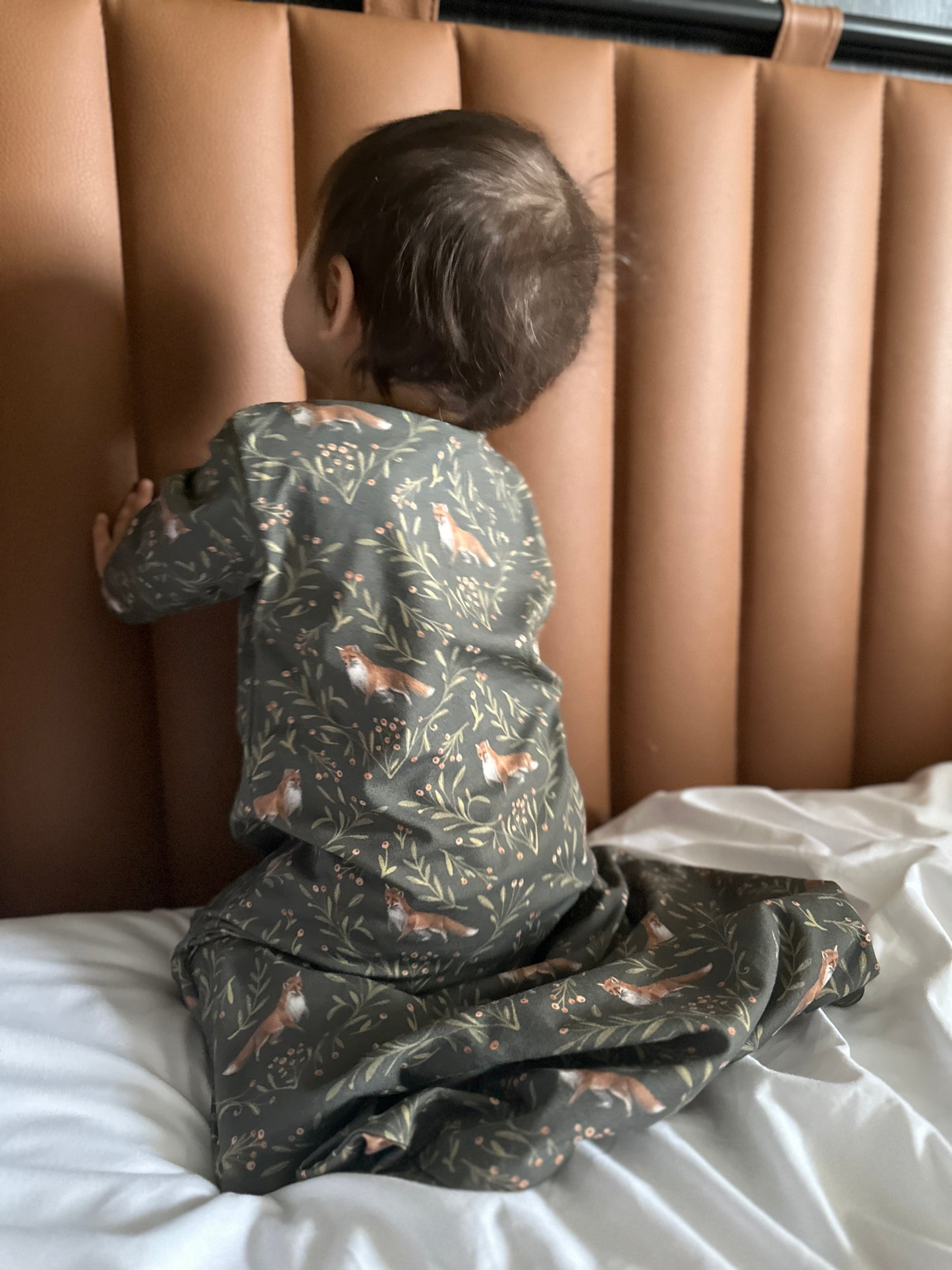 Baby Sleeping Bag with Foxes (2 colors)
