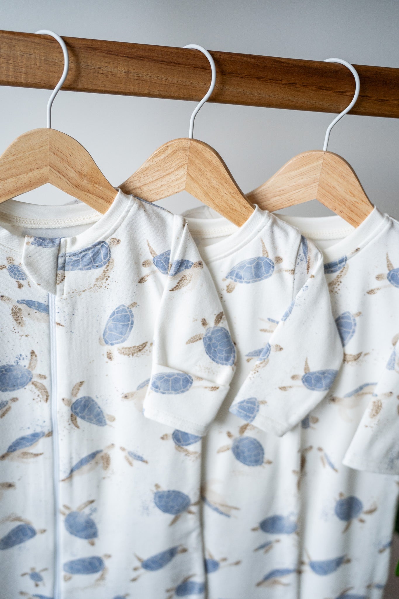 Baby Sleeping Bag  with blue Turtles