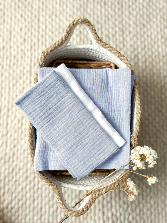 Set of 3 muslin cloths