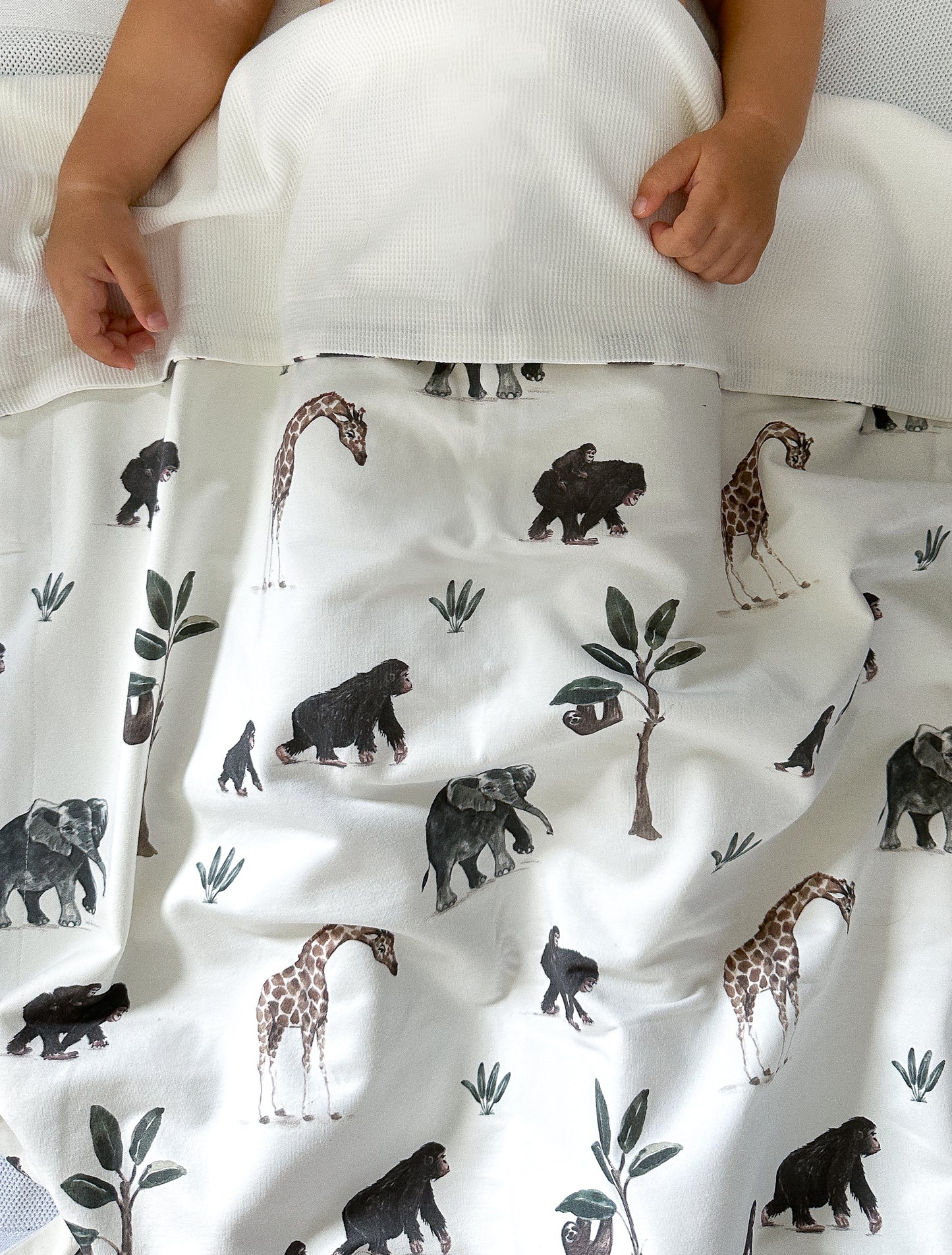 Baby Set Jungle with Waffle Blanket