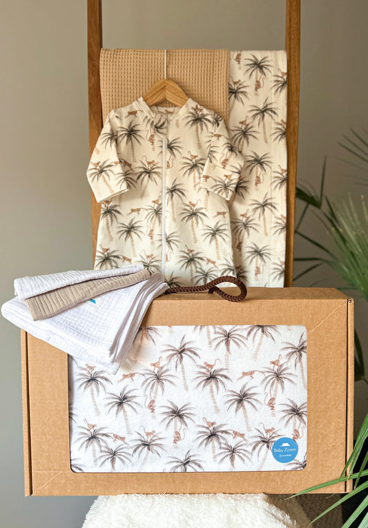 Gift box MONKEYS AND PALMS (set of 3 items)