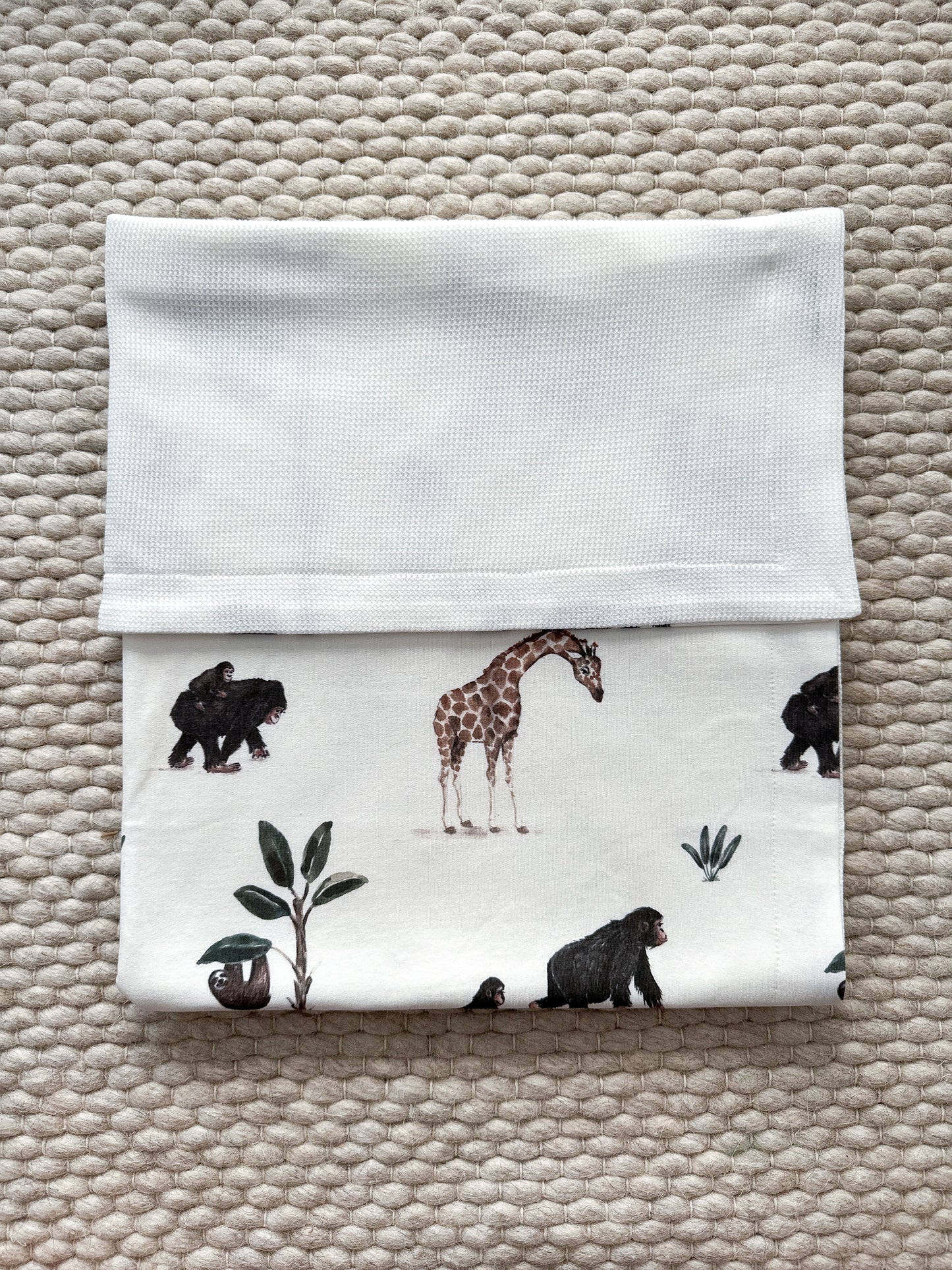 Baby waffle blanket Jungle