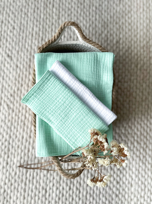 Set of 3 muslin cloths