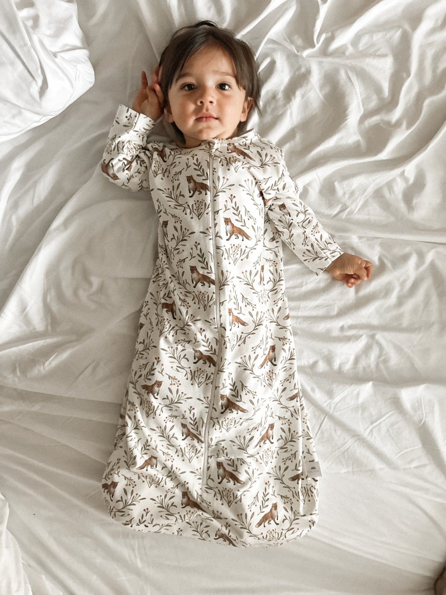 Baby Sleeping Bag with Foxes (2 colors)