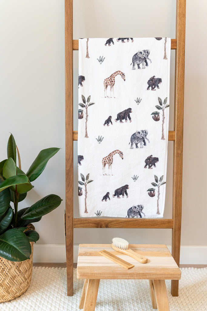 Baby Set Jungle with Waffle Blanket