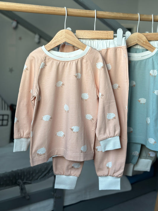 Eco cotton Pajama Sheep Pink