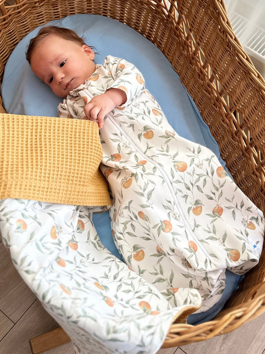 Mini Warm Set Oranges with Waffle Blanket