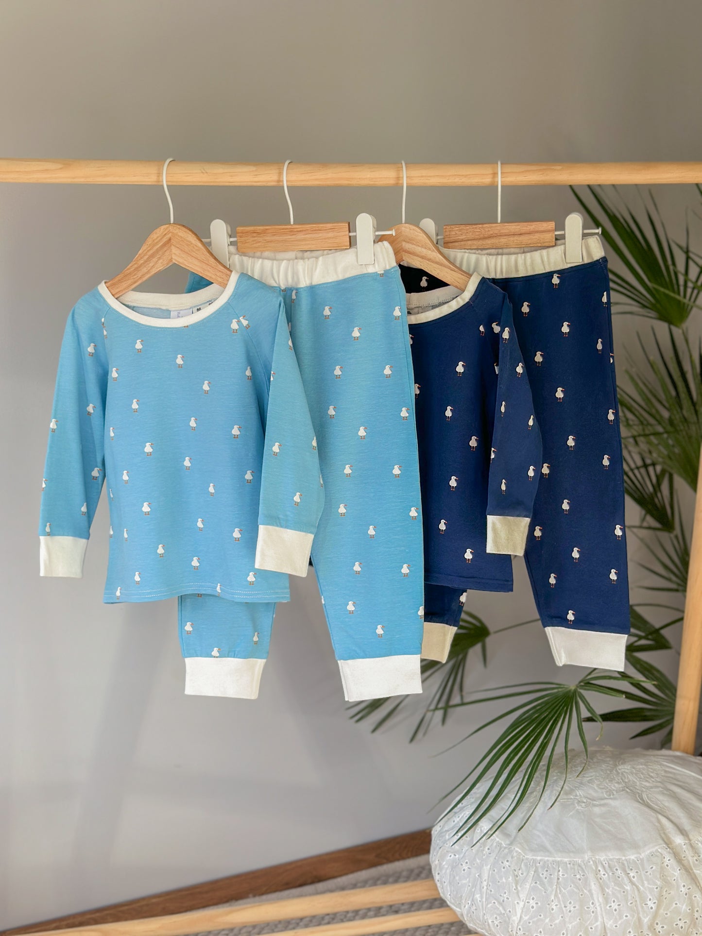 Pajama Seagulls Navy