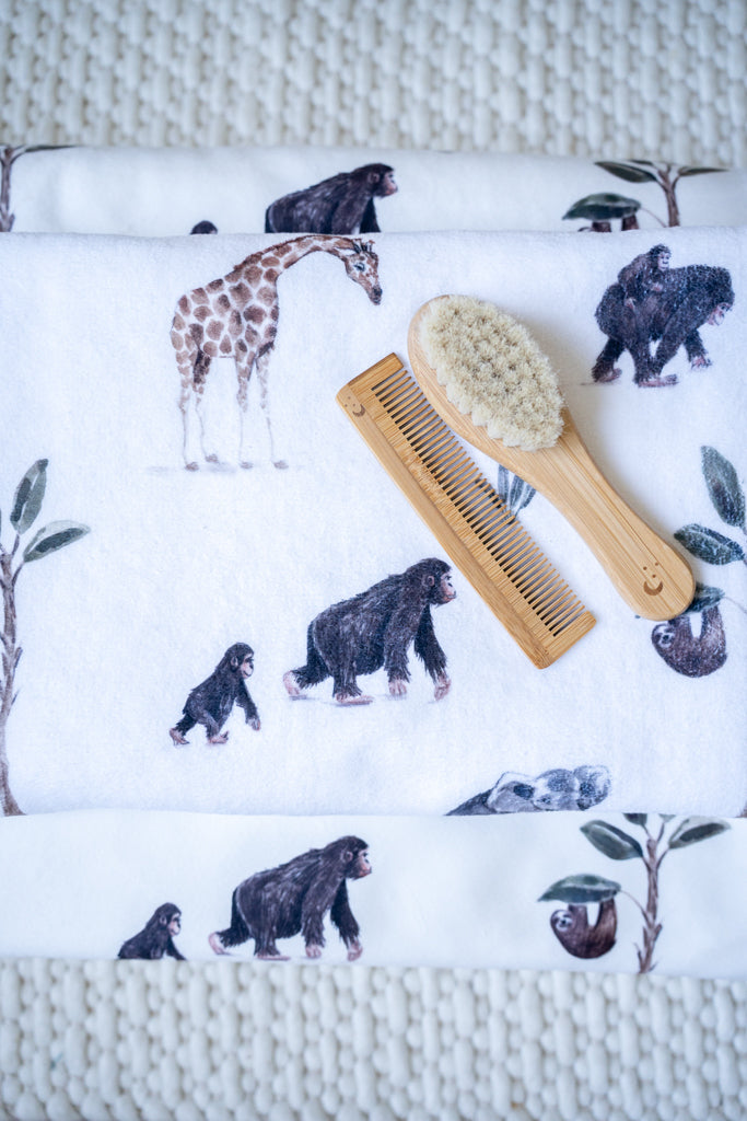 Baby Set Jungle with Waffle Blanket